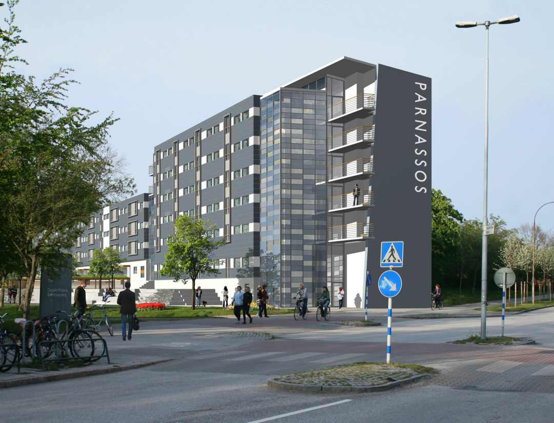 Skånska dagbladet skriver om Kv Sagostunden. Ny byggnad med studentbostäder och förskola