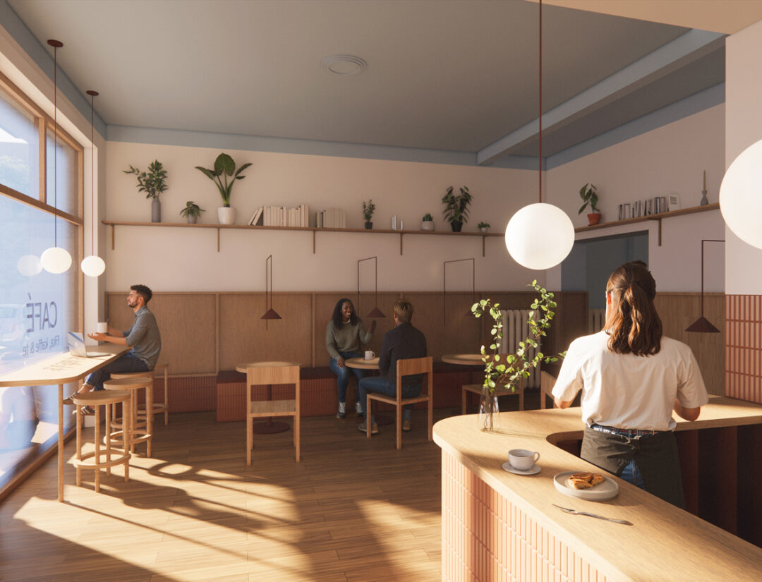 Skissförslag – Café i Malmö